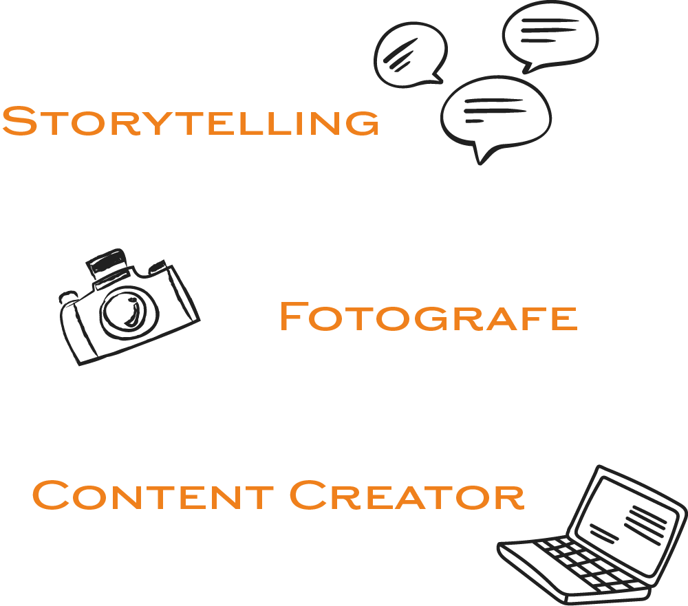 Ik ben een storyteller, fotografe en content creator